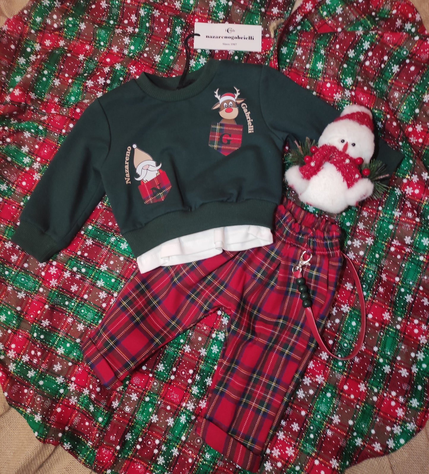 Set Christmas Tartan